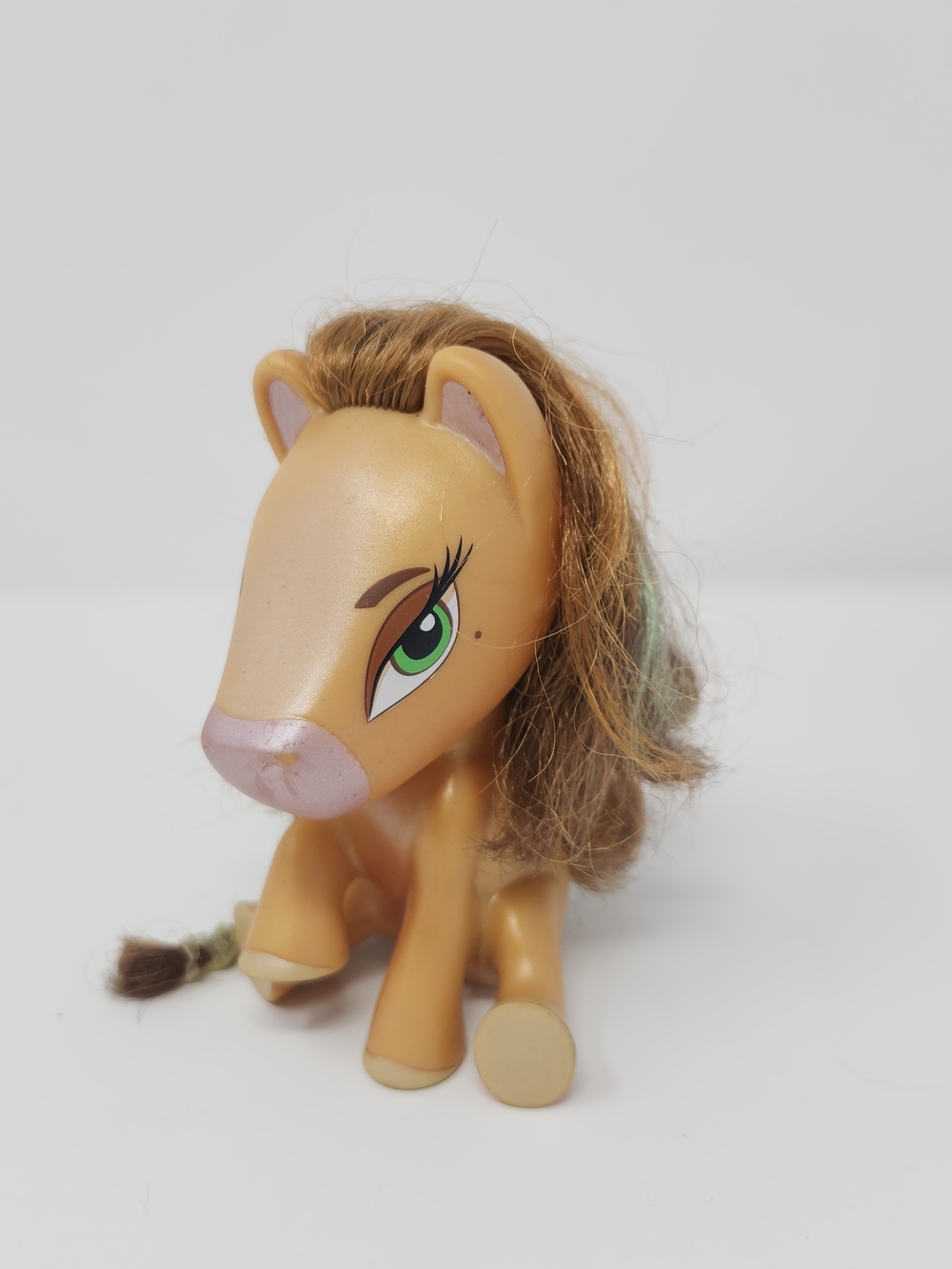 Vintage Bratz Babyz Ponyz Bonita Horse 2005 MGA Brown Green Eyes Y2K Pony